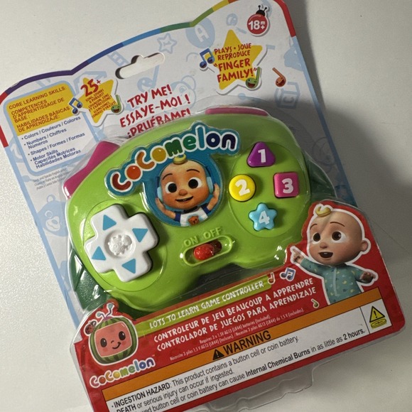 Cocomelon Just Play TOY "Lots to Learn Game Controller" Toddler+ Kids New NIB - Picture 1 of 8